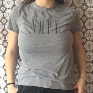 Gray t-shirt